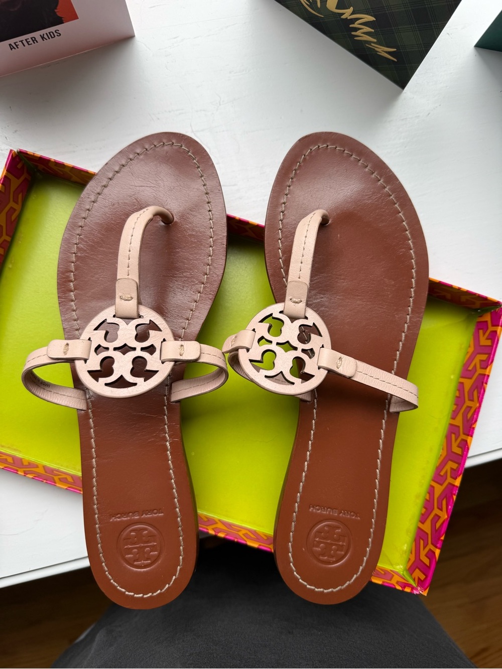 Tory Burch Gabriel Thong Sandals | Color: Ballet Pink | Size: 8.5